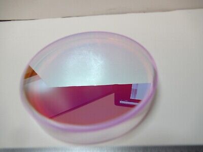 OPTICAL FLAT COATED 3" DIAMETER FUSED SILICA ZYGO OPTICS AS PICTURED &16-A-13