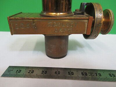 ANTIQUE WATSON & SONS UK FILAR EYEPIECE MICROSCOPE PART AS PICTURED &Q9-A-92