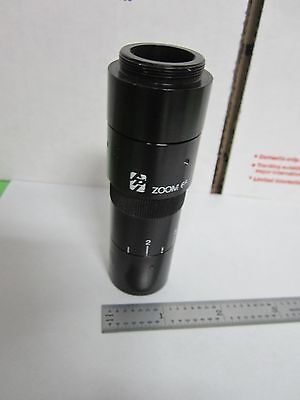 MICROSCOPE PART API C-MOUNT VIDEO CAMERA ZOOM OPTICS AS IS BIN#N6-08