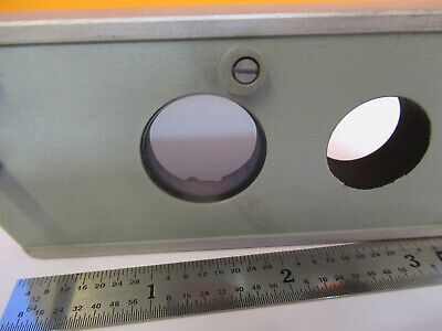 AUS JENA GERMANY POLARIZER LENS SLIDE POL MICROSCOPE PART AS PICTURED &A5-A-13