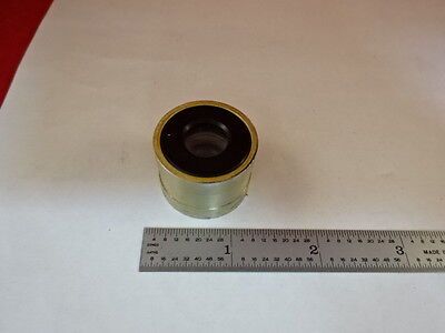 MICROSCOPE PART MOUNTED LENS OPTICS AS IS #AN-24