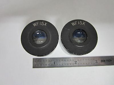 LOT 2 EA WF15X MICROSCOPE EYEPIECE OPTICS BIN#N2-05