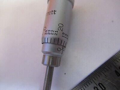 STARRETT MICROMETER for MECHATRONICS ROBOTICS OPTICS AS PICTURED P3-A-119