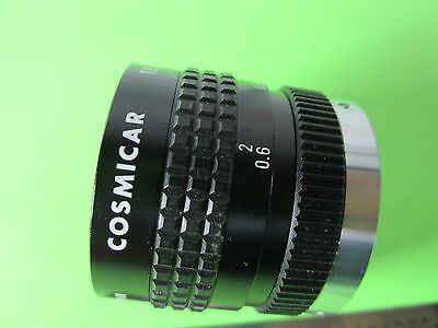 OPTICAL COSMICAR 25 MM LENS TV JAPAN nick on edge OPTICS BIN#B5-43