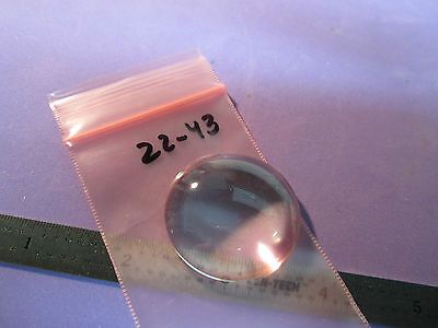 OPTICAL THICK CONVEX LENS LASER OPTICS BIN#22-43