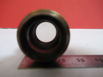 ANTIQUE  BRASS BAUSCH LOMB OBJECTIVE 1 in MICROSCOPE PART AS PICTURED G4-A-99