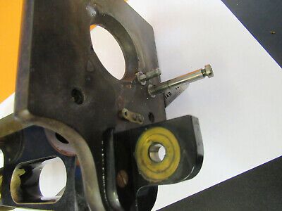 ANTIQUE BAUSCH LOMB FRAME LIMB STAGE MICROSCOPE PART AS PICTURED &1E-FT-82