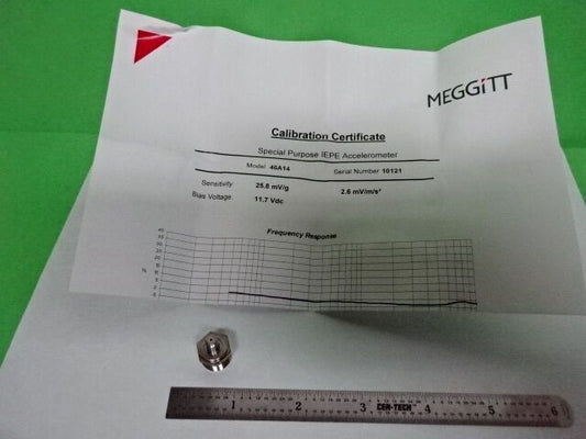 SENSOR MEGGITT ENDEVCO 46A14 25 mV/g ACCELEROMETER VIBRATION AS IS #9-DT DWR