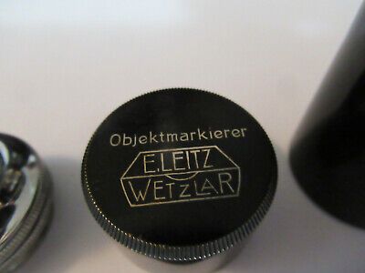 OBJECTIVE MARKER LEITZ GERMANY VERY RARE  MICROSCOPE PART AS PICTURED #F5-A-72