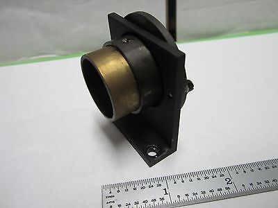 MICROSCOPE PART ZEISS GERMANY BRASS MOUNTED LENS NICE OPTICS AS IS BIN#Q4-R-08