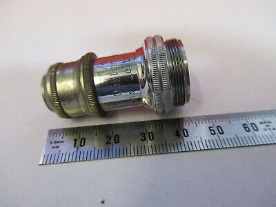 FOR PARTS ERNST LEITZ OBJECTIVE "1/12"  MICROSCOPE PART AS PICTURED &Q3-B-71