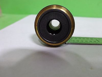 MICROSCOPE PART OBJECTIVE OLYMPUS JAPAN 10X OPTICS AS IS BIN#Y5-K-09