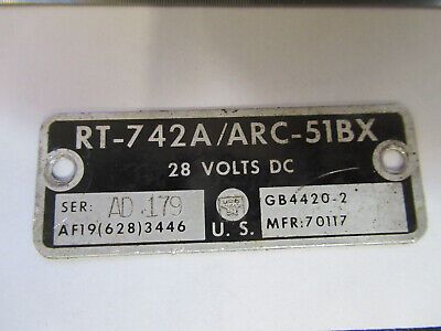 MODULE for RT-742A/ARC-51BX MIL SPEC RADIO MODULATOR AUDIO AS PICTURED #62-X1