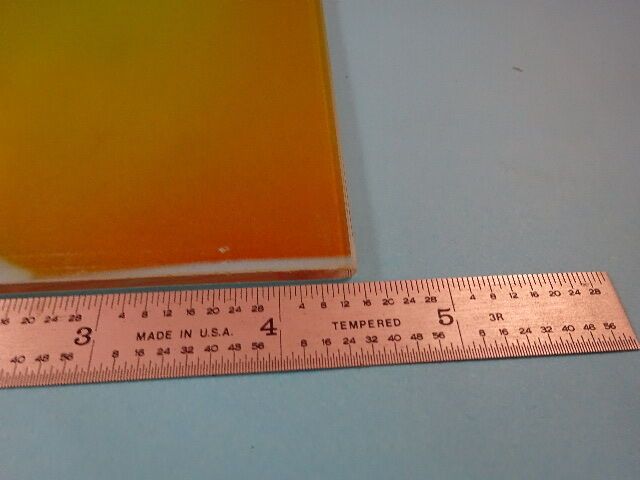 OPTICAL DICHROIC PLATE GLASS OPTICS AS IS #19-A-14