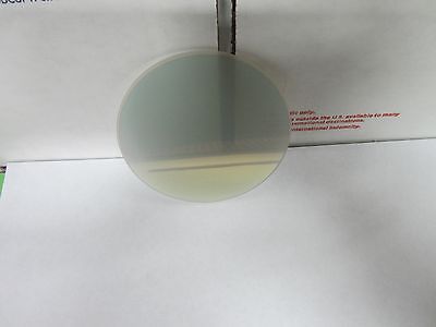 OPTICAL COATED FLAT WINDOW WITH RARE HUE LASER OPTICS BIN#M6-07ii