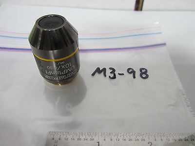 OPTICAL MICROSCOPE OBJECTIVE OLYMPUS JAPAN UMPLANFI 10X  OPTICS AS IS BIN#M3-98