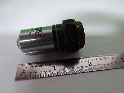 MICROSCOPE PART OBJECTIVE OLYMPUS M40 40X [fair] OPTICS AS IS BIN#Y6-E-14