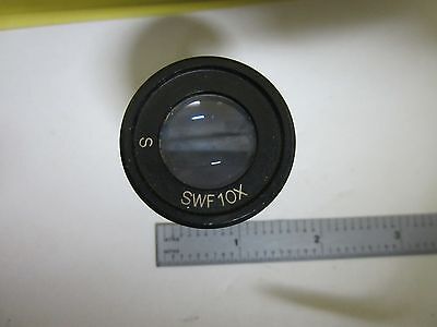 MICROSCOPE PART EYEPIECE JAPAN SWF10X OPTICS BIN#34-T-13