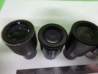 LOT 6 EA MICROSCOPE EYEPIECES ASSORTED OPTICS #W1-02