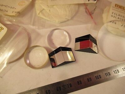 LOT MELLES GRIOT LINSEN PRISMA USW. OPTISCHE OPTIKEN WIE ABGEBILDET FT-2-71