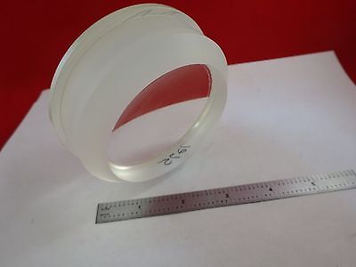 VERY LARGE CONVEX CONCAVE GLASS LENS (needs surface polishing) OPTICS &K7-A-99