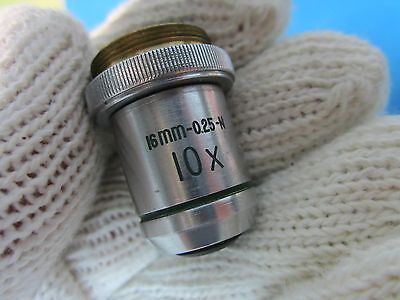 MICROSCOPE OPTICS INFRARED RESEARCH DEVICES 10x OBJECTIVE  BIN#A8