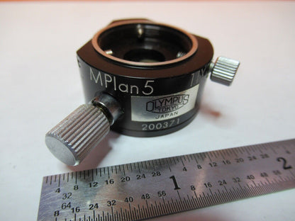 OLYMPUS JAPAN PLAN DIC PRISM MPLAN 5 OPTICS MICROSCOPE PART AS PICTURED 5K-A-21