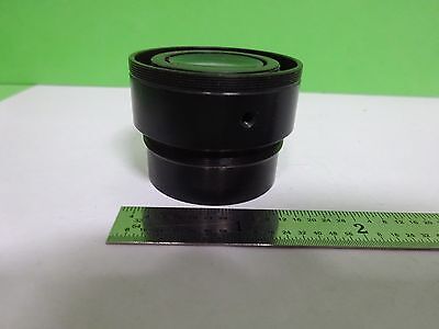 MICROSCOPE PART BRASS MOUNTED LENS from ZEISS GERMANY OPTICS AS IS BIN#Y5-63