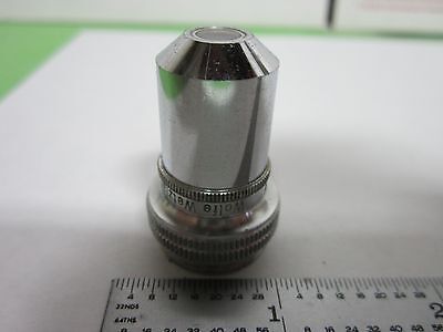 MICROSCOPE PART OBJECTIVE WOLFE WETZLAR GERMANY 10X OPTICS AS IS BIN#Q8-65