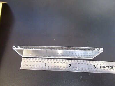 OPTICAL 1/8" x 1" 3mm GLASS PLATE OPTICS AS PICTURED &A7-A-44