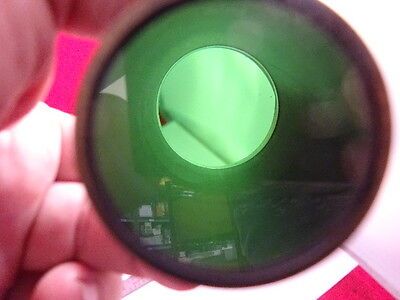 BAUSCH LOMB OPTICAL FILTER GREEN [no lens] MICROSCOPE PART AS PICTURED &H1-C-04