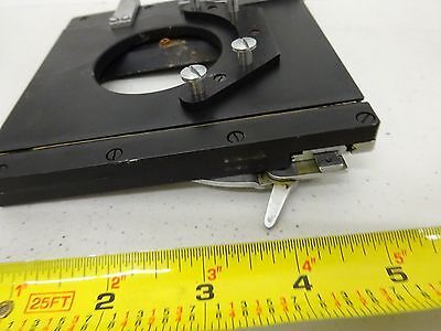 MICROSCOPE PART VICKERS ENGLAND UK STAGE TABLE MICROMETER AS IS BIN#C8-E-02