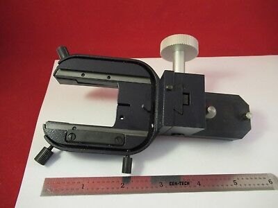 LEICA DMR GERMANY CONDENSER HOLDER OPTICS MICROSCOPE PART AS PICTURED &6-A-88