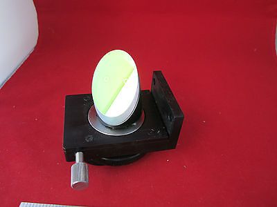 MELLES GRIOT OPTICAL MOUNTED COATED FILTER WITH MICROMETERS LASER OPTICS BIN#4