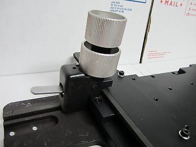 MICROSCOPE PART STAGE MICROMETER LEITZ LEICA ORTHOPLAN ERGOLUX  ETC. BIN#60-ii