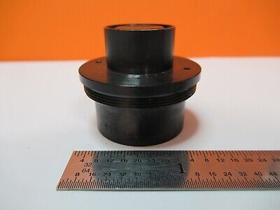 LEITZ WETZLAR BRASS MOUNTED LENS PLOE 154444 MICROSCOPE PART AS PICTURED 8C-A-21