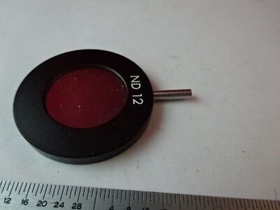 NEUTRAL DENSITY FILTER ND12 MICROSCOPE PART OPTICS AS IS &87-21