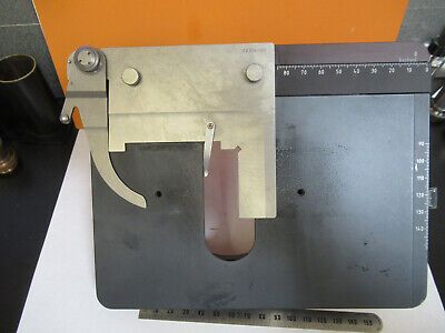 LEICA DMRB XY STAGE TABLE ROTABLE GERMANY MICROSCOPE PART AS PICTURED R7-A-47