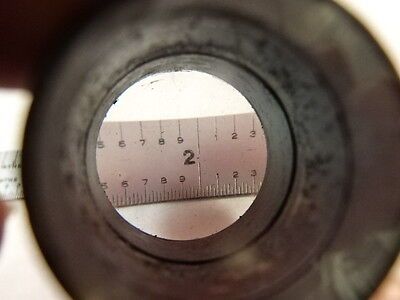 ANTIQUE BRASS MOUNTED LENS  MICROSCOPE PART OPTICS  #L9-B-32