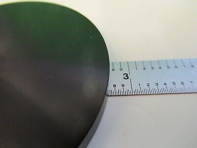 OPTICAL ALUMINUM THICK DISC OPAQUE PLATES LASER OPTICS AS PICTURED &79-A-10