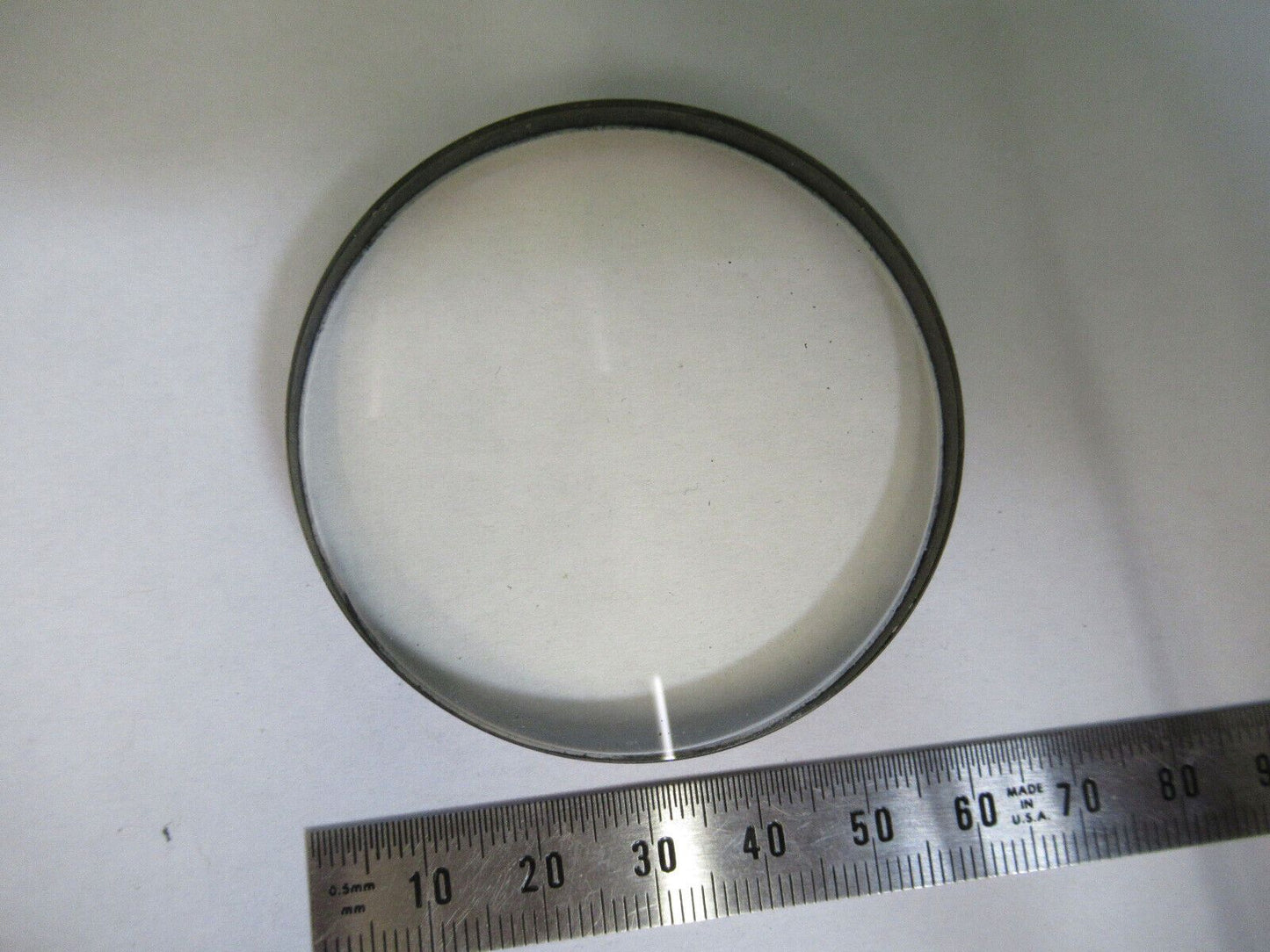 OPTICAL LENS PLANO CONVEX THICK OPTICS AS PICTURED &R2-A-87