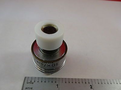 MICROSCOPE PART LEITZ GERMANY OBJECTIVE CUSTOM 10X OPTICS AS IS BIN#Q3-A-15