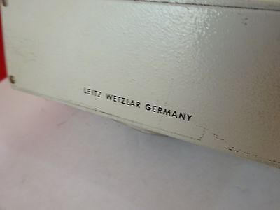 MICROSCOPE PART LEITZ GERMANY TRINOCULAR HEAD OPTICS AS IS BIN#73-12