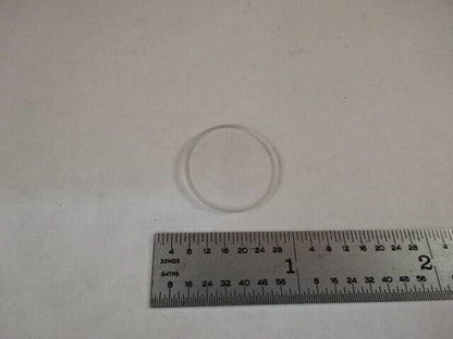 MICROSCOPE PART MICROMETER TARGET CROSSHAIR RETICLE OPTICS AS IS #X1-A-07