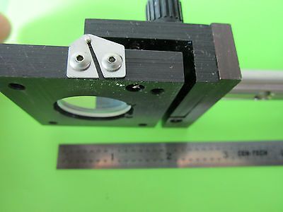 OPTICAL MOUNTED LENS NEWPORT GM-1 FIXTURE LASER OPTICS BIN#B5-30