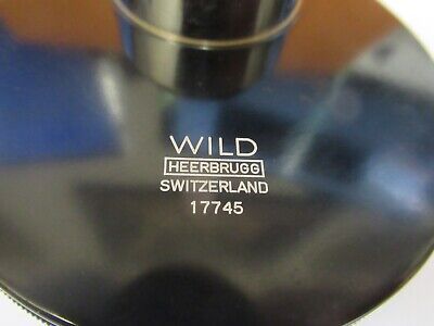 WILD HEERBRUGG SWISS PHASE CONDENSER MICROSCOPE PART OPTICS AS PICTURED &50-A-39