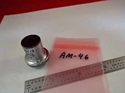 MICROSCOPE PART TIYODA JAPAN M5 OBJECTIVE OPTICS AS IS #AM-46