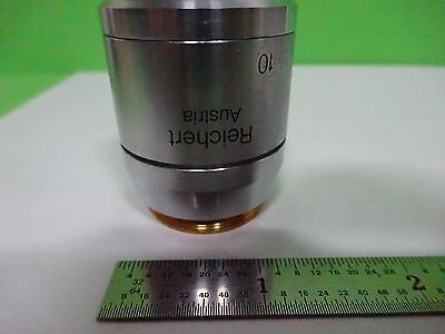 MICROSCOPE POLYVAR REICHERT LEICA OBJECTIVE PLAN 10X EPI DIC OPTICS BIN#W3-08