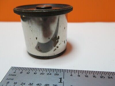 ANTIQUE BAUSCH LOMB BRASS EYEPIECE 1/2 20X MICROSCOPE PART AS PICTURED &17-A-75