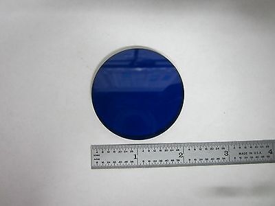 OPTICAL THICK BLUE GLASS FILTER LASER OPTICS BIN#L6-15